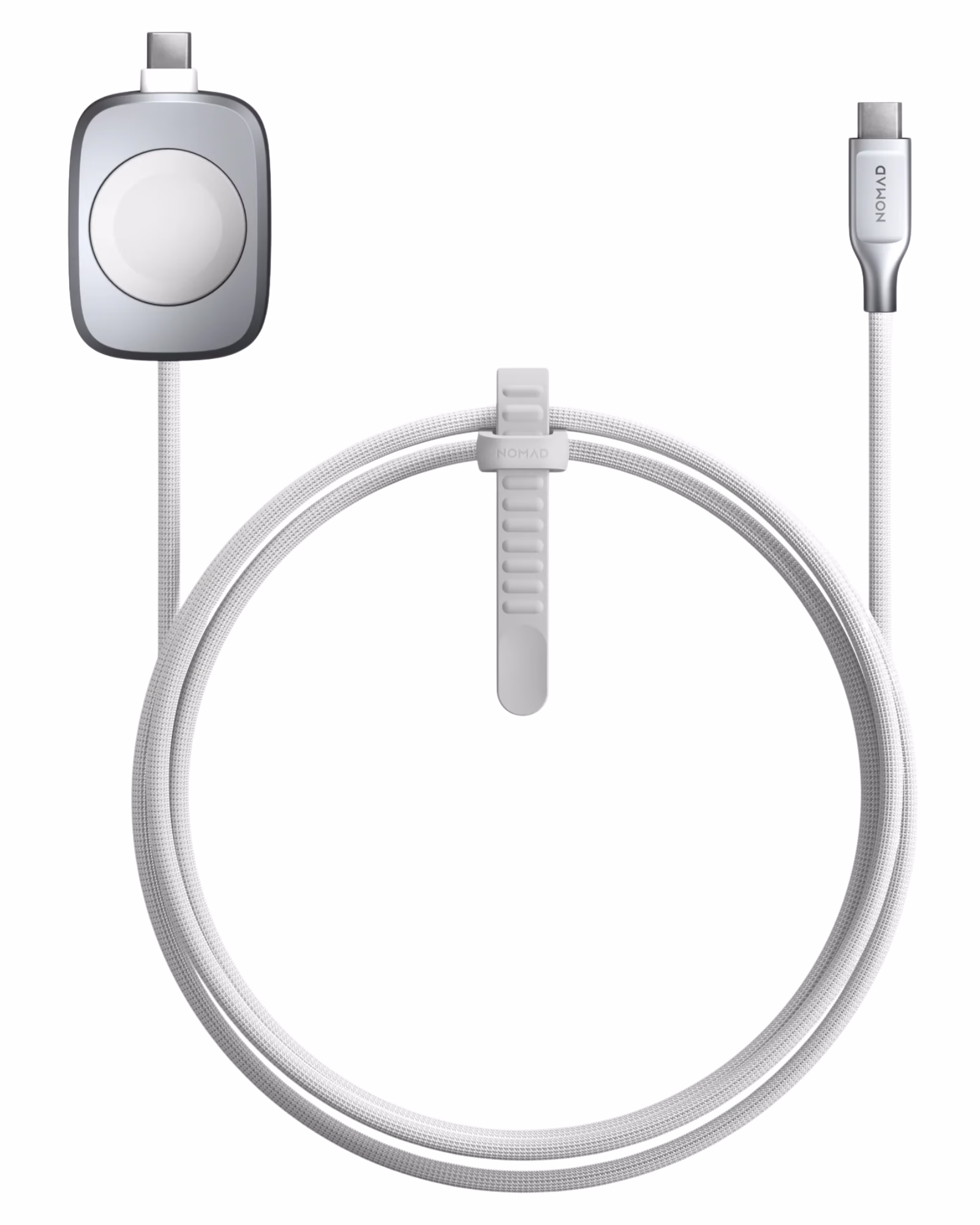 sliding Кабель Nomad USB-C Kevlar Universal White для Apple Watch 1.5 м